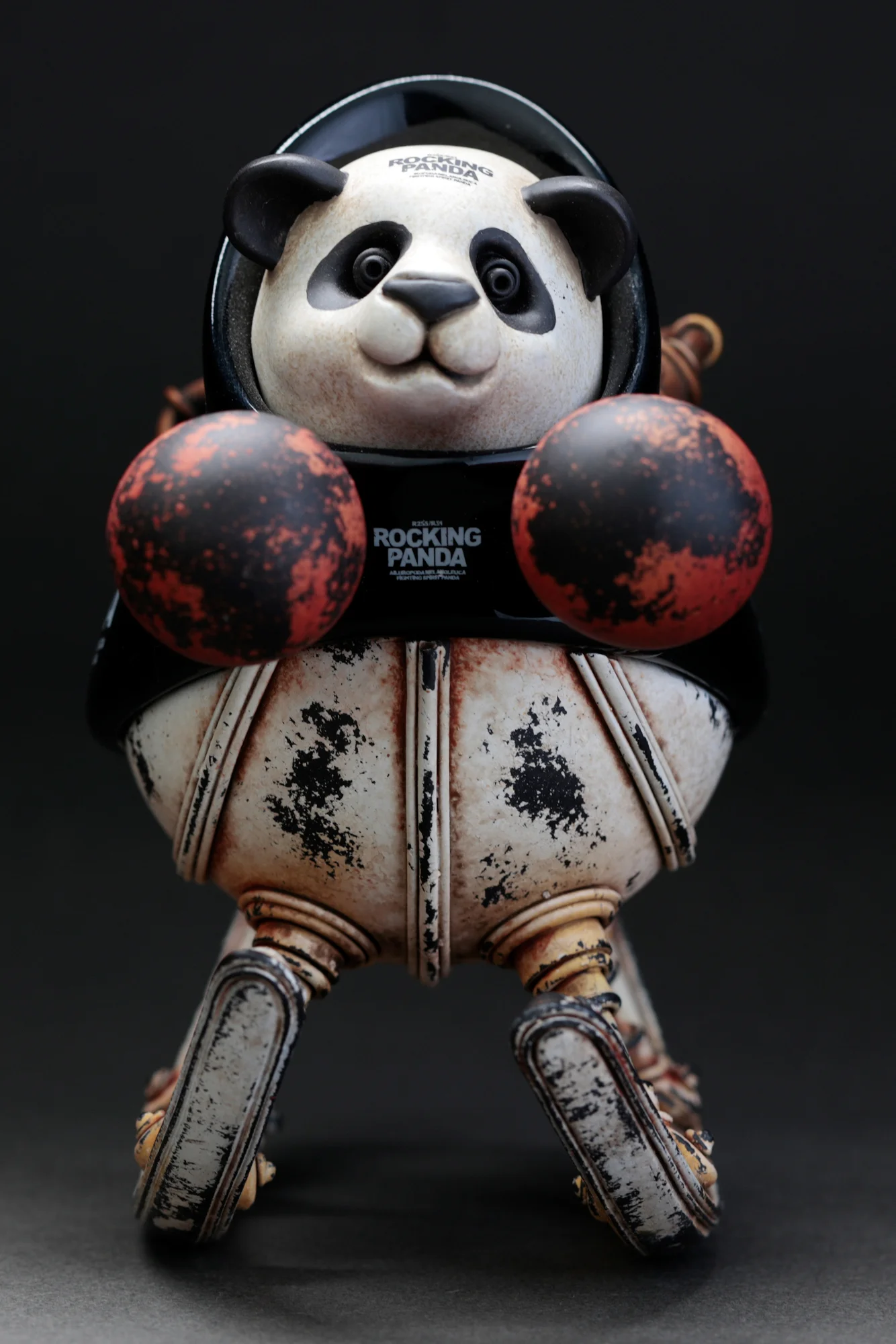 特撮 TOKYOGUNS Sneakerhead llic Panda steampunk panda resin figurine by Michihiro Matsuoka x Manas S+U+M